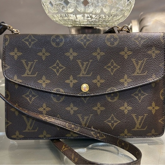Louis Vuitton Authentic, Monogram Rabat double clutch. - Picture 4 of 10